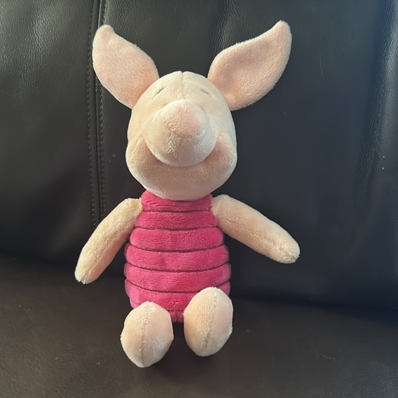 Plush Piglet Toy - Pink and Cream - Picture 3 of 4